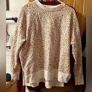 Time and Tru Cheetah Top